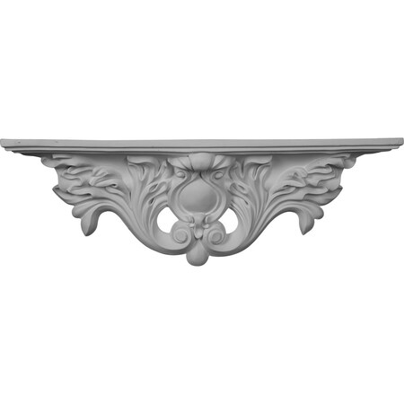 Ekena Millwork 23 7/8"W x 4 3/8"D x 7 7/8"H Acanthus Shelf SH08X24X04AC